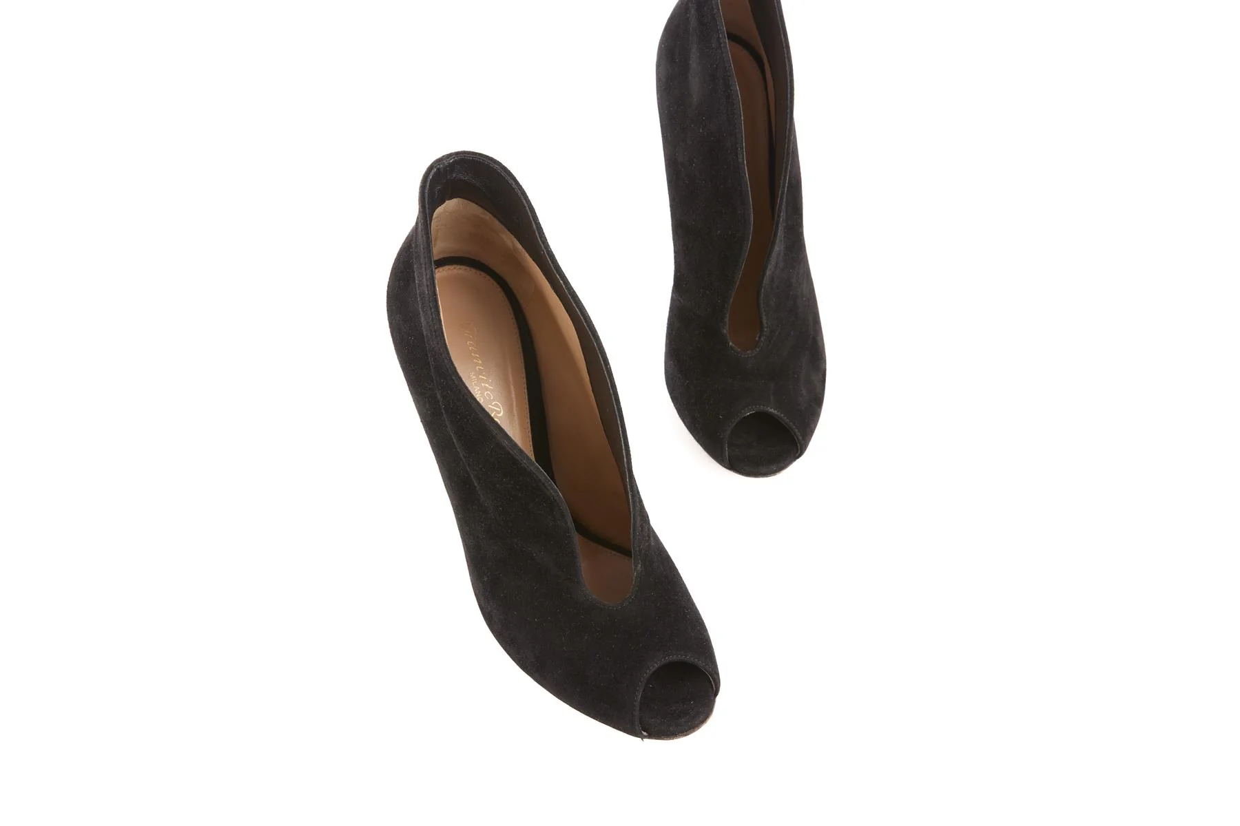 GIANVITO ROSSI BLACK SUEDE ANKLE BOOTS EU 38 UK 5 US 8 - Image 4
