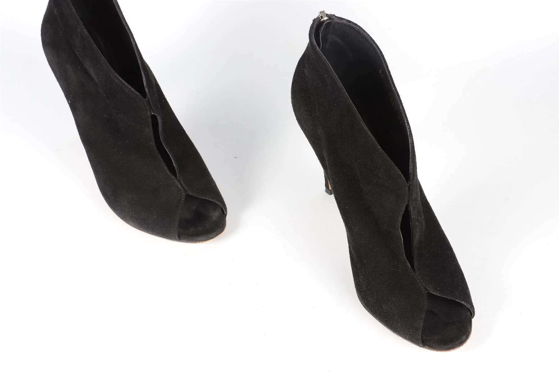 GIANVITO ROSSI BLACK SUEDE ANKLE BOOTS EU 39 UK 6 US 9 - Image 4