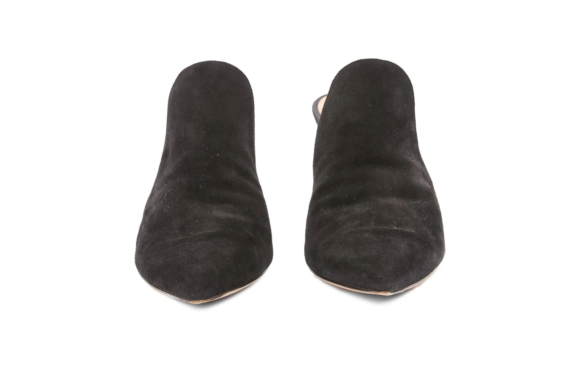 GIANVITO ROSSI BLACK SUEDE MULES EU 39 UK 6 US 9 - Image 3