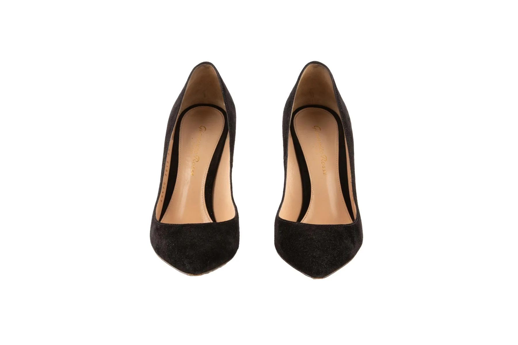 GIANVITO ROSSI BLACK SUEDE PUMPS EU 35.5 - Image 3