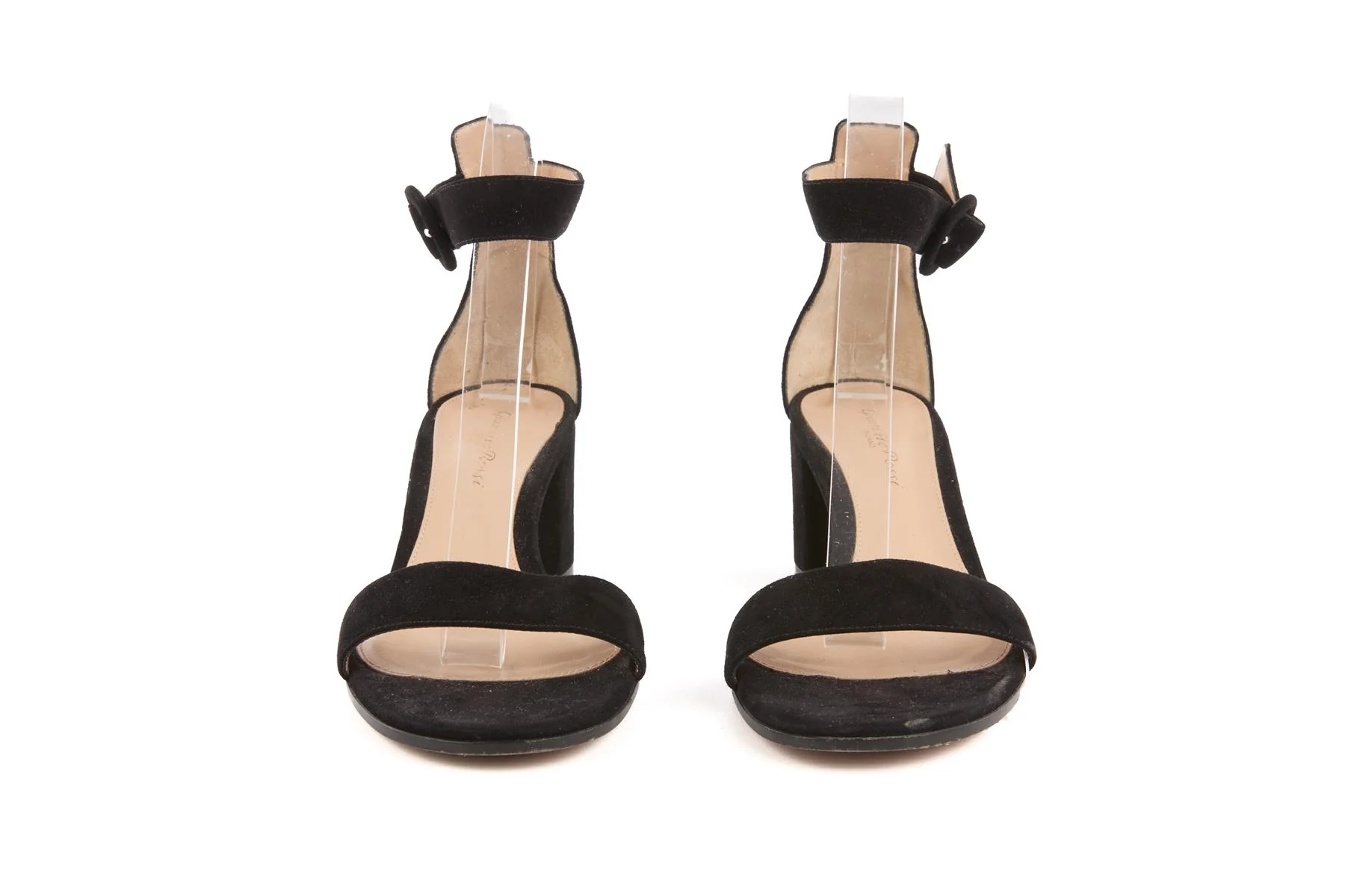 GIANVITO ROSSI BLACK SUEDE SANDALS EU 38 UK 5 US 8 - Image 3