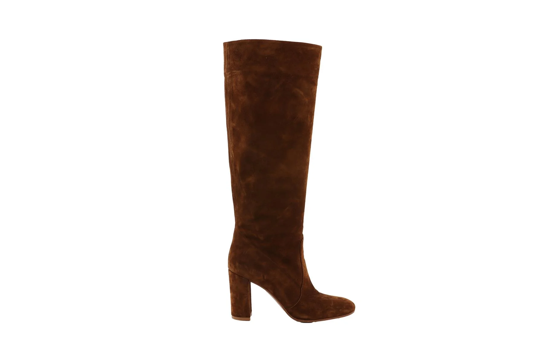 GIANVITO ROSSI BROWN SUEDE KNEE HIGH BOOTS  EU 38.5 UK 5.5 US 8.5 - Image 2