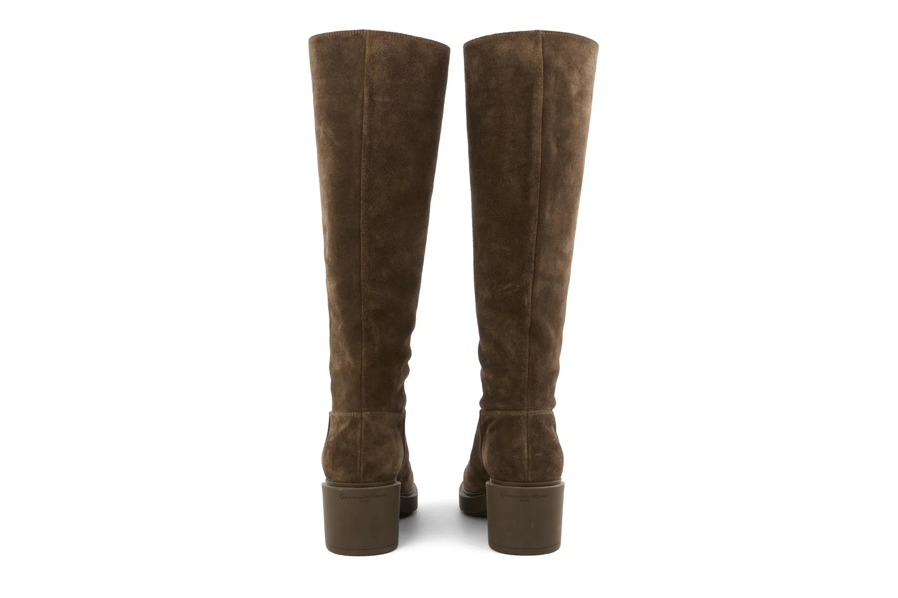 GIANVITO ROSSI GREEN SUEDE KNEE HIGH BOOTS EU 39 UK 6 US 9 - Image 5