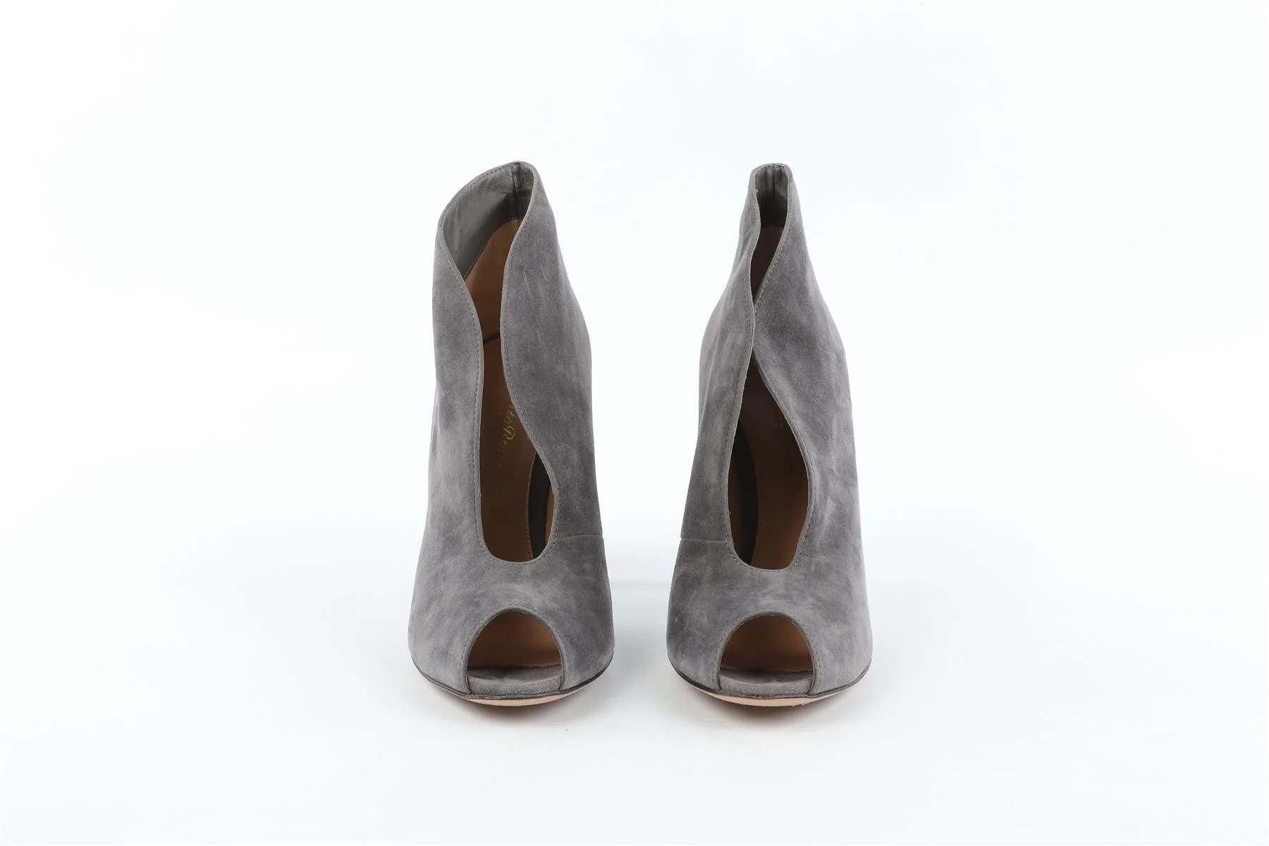 GIANVITO ROSSI GREY SUEDE ANKLE BOOTS EU 38 UK 5 US 8 - Image 3
