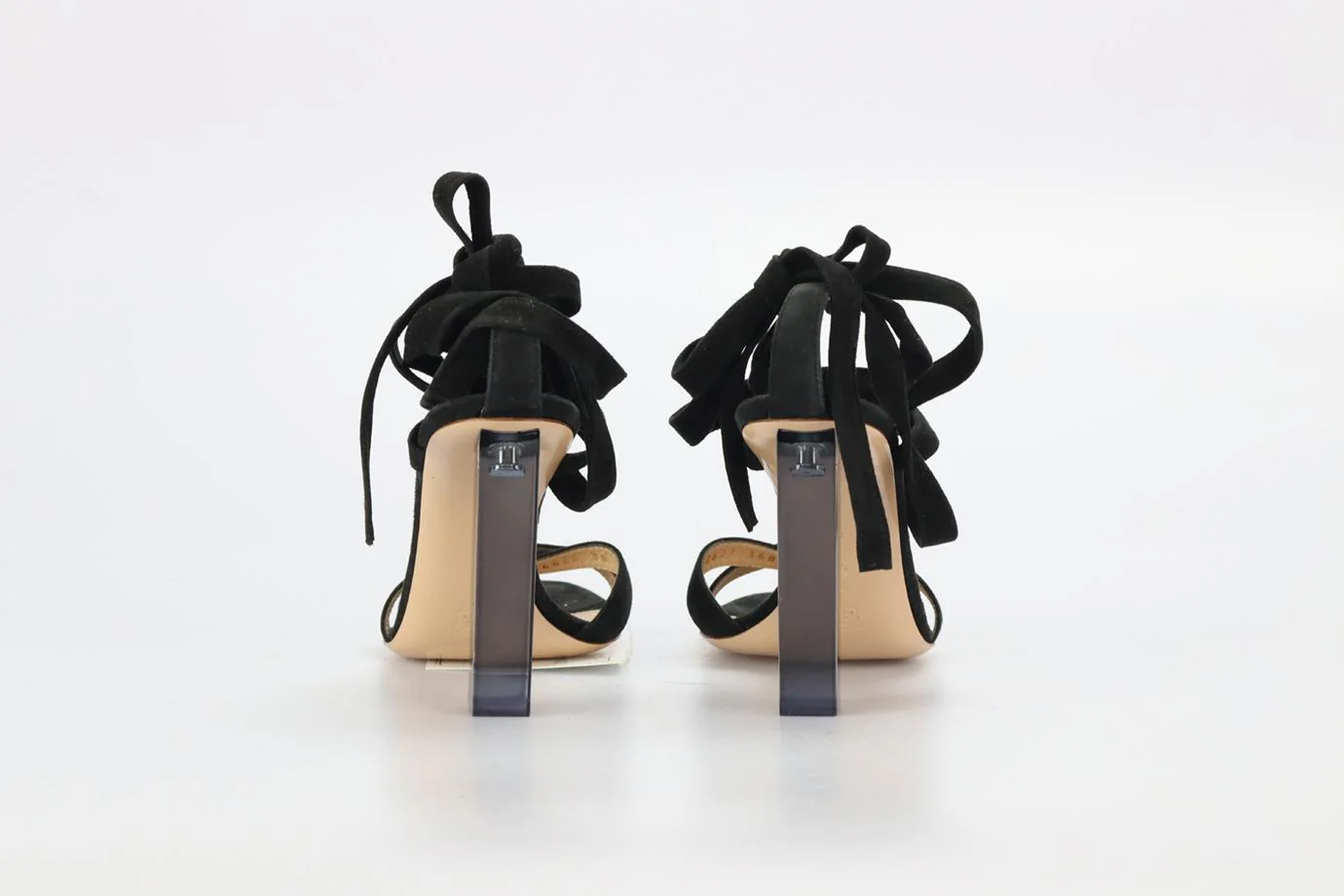 GIANVITO ROSSI LACE UP SUEDE SANDALS EU 38 UK 5 US 8 - Image 4
