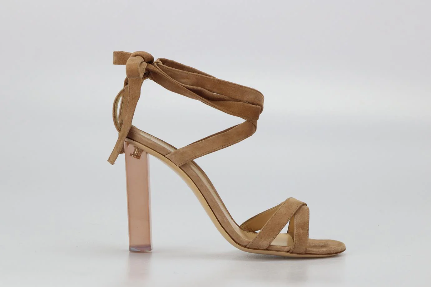 GIANVITO ROSSI LACE UP SUEDE SANDALS EU 38 UK 5 US 8 - Image 2