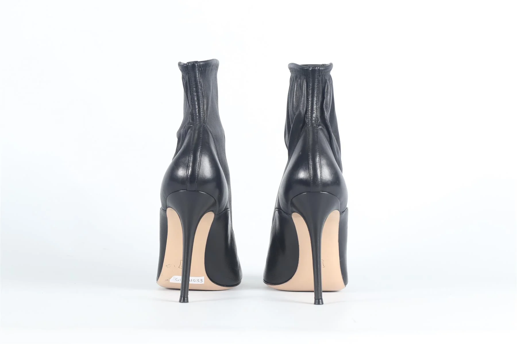 GIANVITO ROSSI LEATHER ANKLE BOOTS EU 39 UK 6 US 9 - Image 4