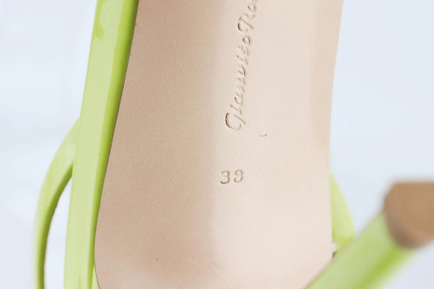 GIANVITO ROSSI MANHATTAN PATENT LEATHER SANDALS EU 38 UK 5 US 8 - Image 6