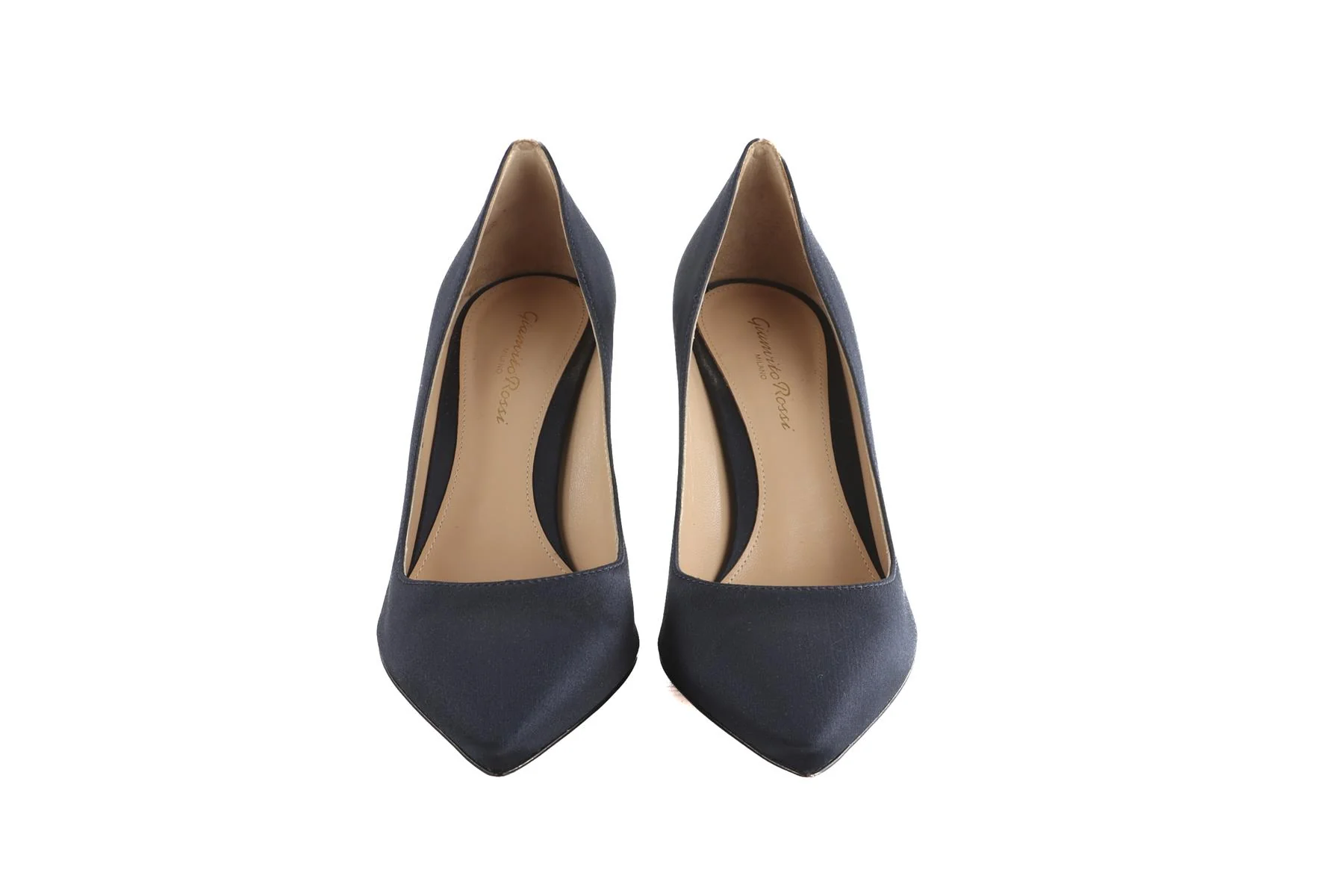GIANVITO ROSSI NAVY SUEDE PUMPS EU 38 UK 5 US 8 - Image 3