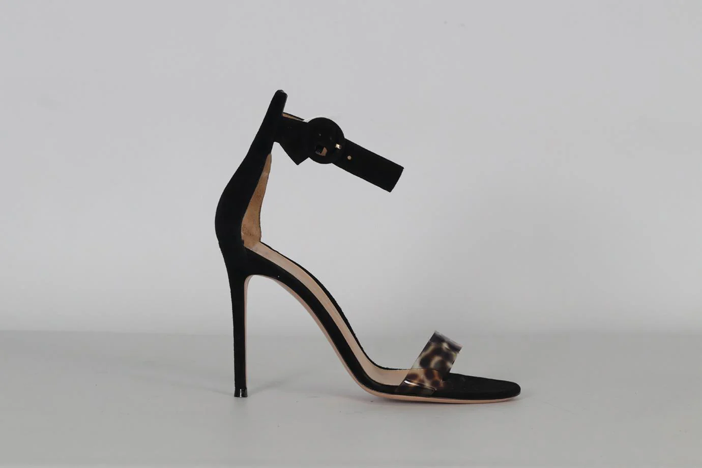 GIANVITO ROSSI PVC AND SUEDE SANDALS EU 38 UK 5 US 8 - Image 2