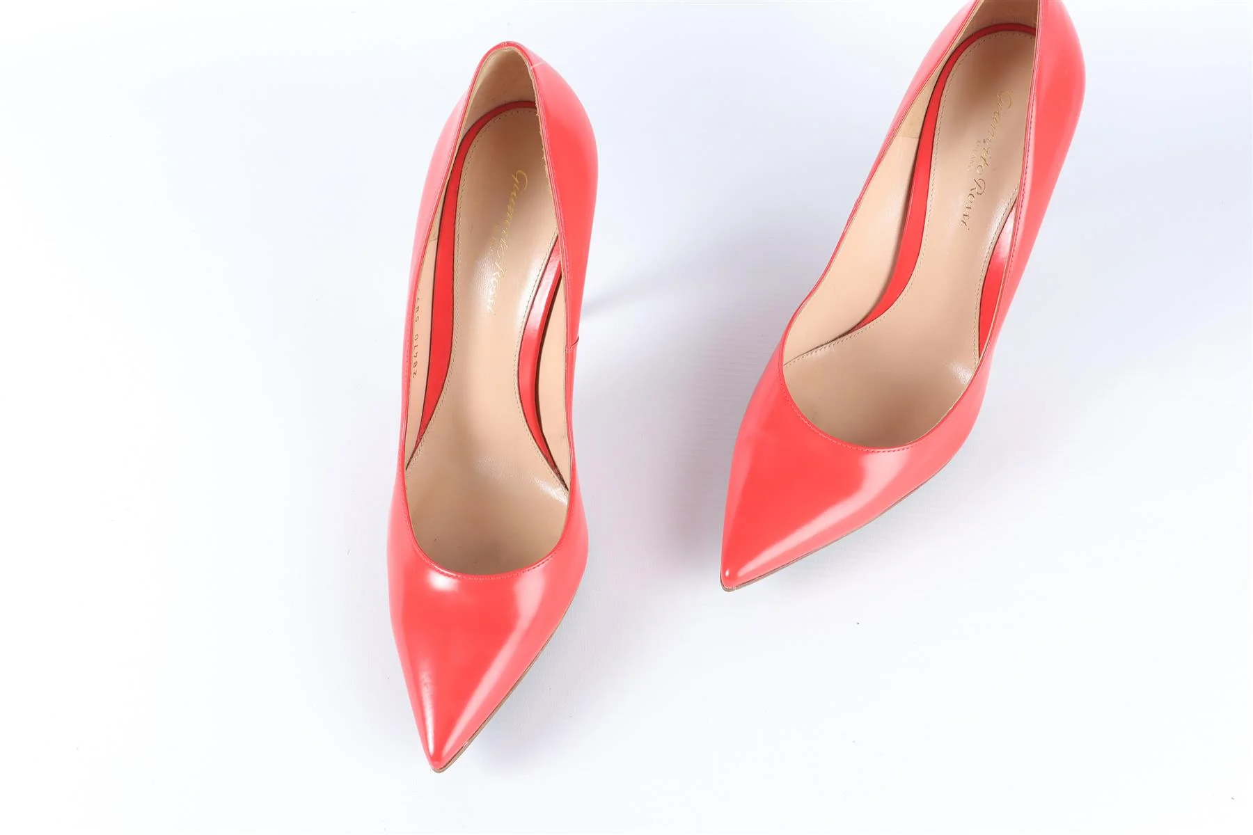 GIANVITO ROSSI RED LEATHER PUMPS EU 40, UK 7, US 10 - Image 10