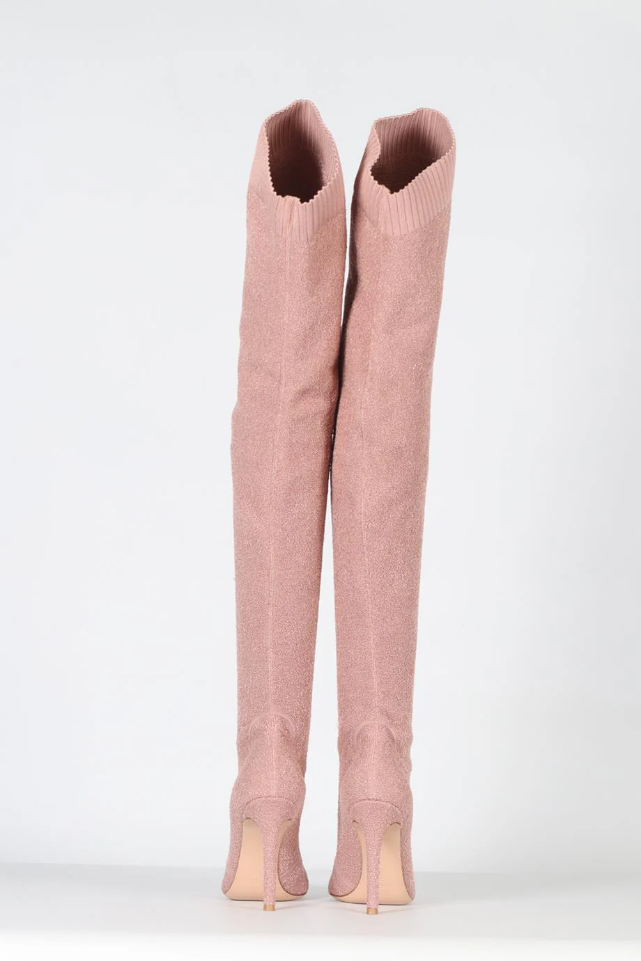 GIANVITO ROSSI STRETCH KNIT OVER THE KNEE BOOTS EU 38 UK 5 US 8 - Image 4