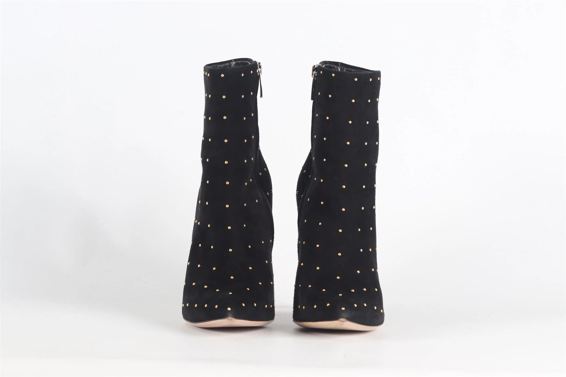 GIANVITO ROSSI STUD AND SUEDE ANKLE BOOTS EU 39 UK 6 US 9 - Image 3