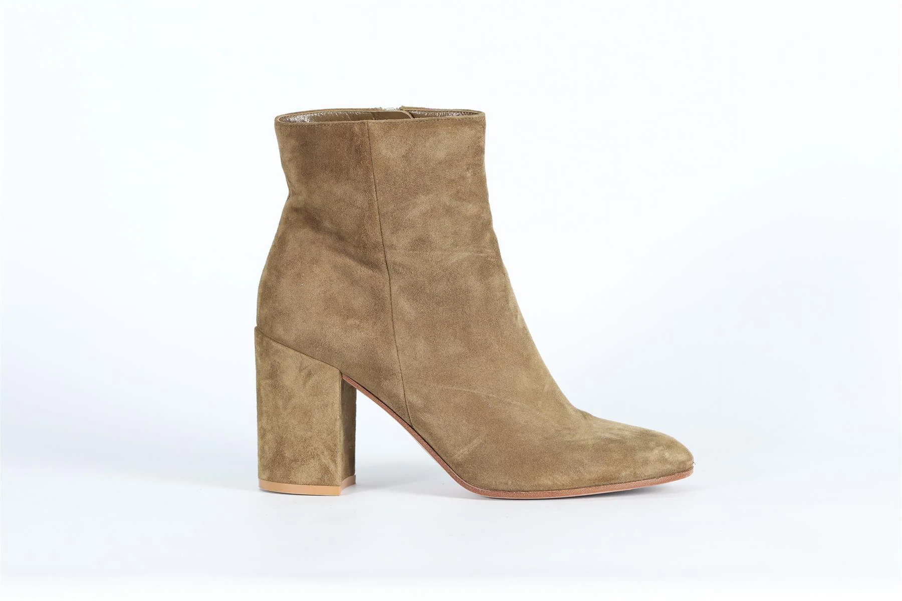 GIANVITO ROSSI SUEDE ANKLE BOOTS EU 37.5 UK 4.5 US 7.5 - Image 2