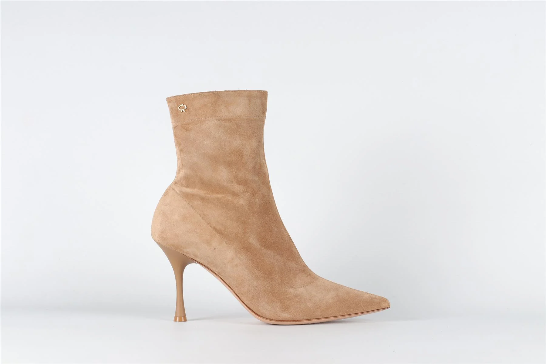 GIANVITO ROSSI TAN SUEDE ANKLE BOOTS EU 38 UK 5 US 8 - Image 2