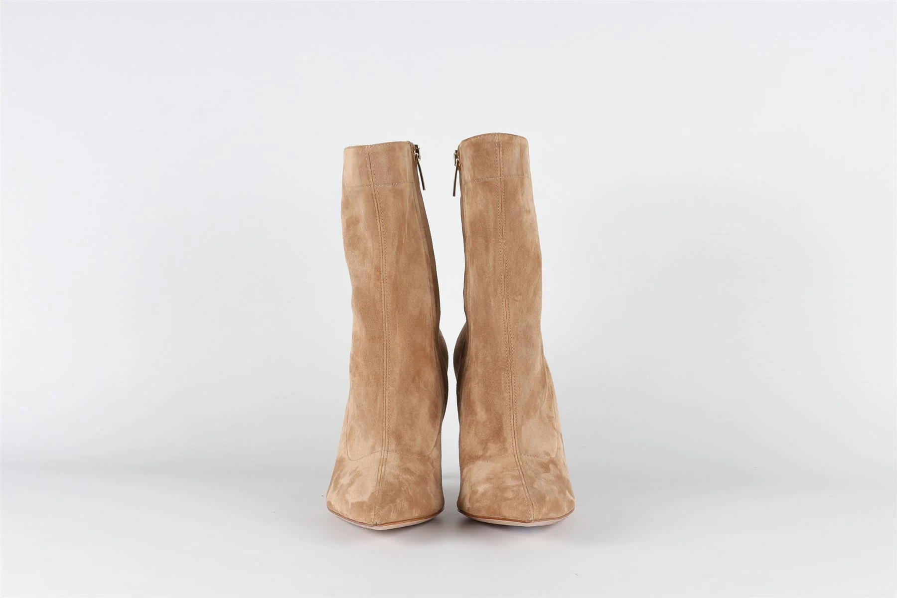 GIANVITO ROSSI TAN SUEDE ANKLE BOOTS EU 38 UK 5 US 8 - Image 3