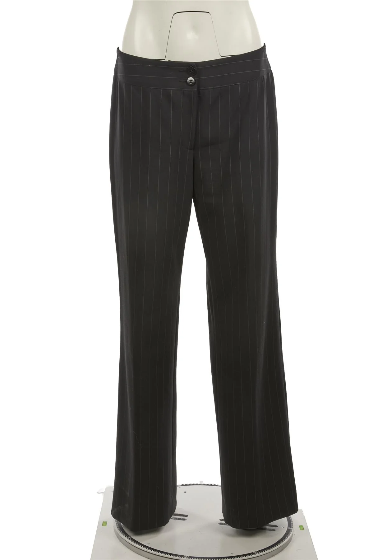 GIORGIO ARMANI BLACK VINTAGE WOOL PANT SUIT UK 8 - Image 5