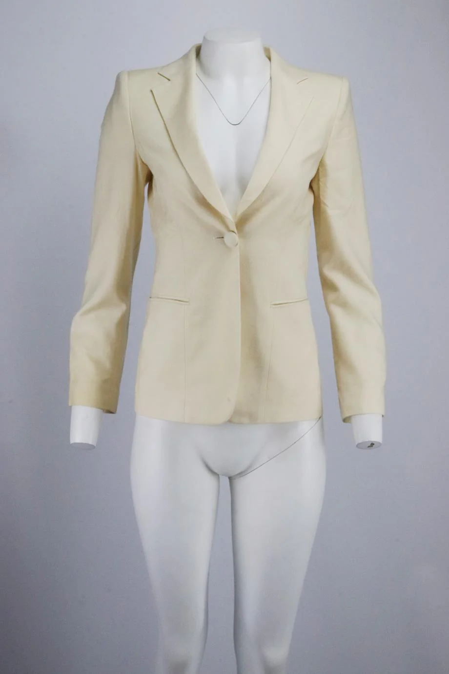 GIORGIO ARMANI CASHMERE BLEND BLAZER IT 38 UK 6 - Image 2