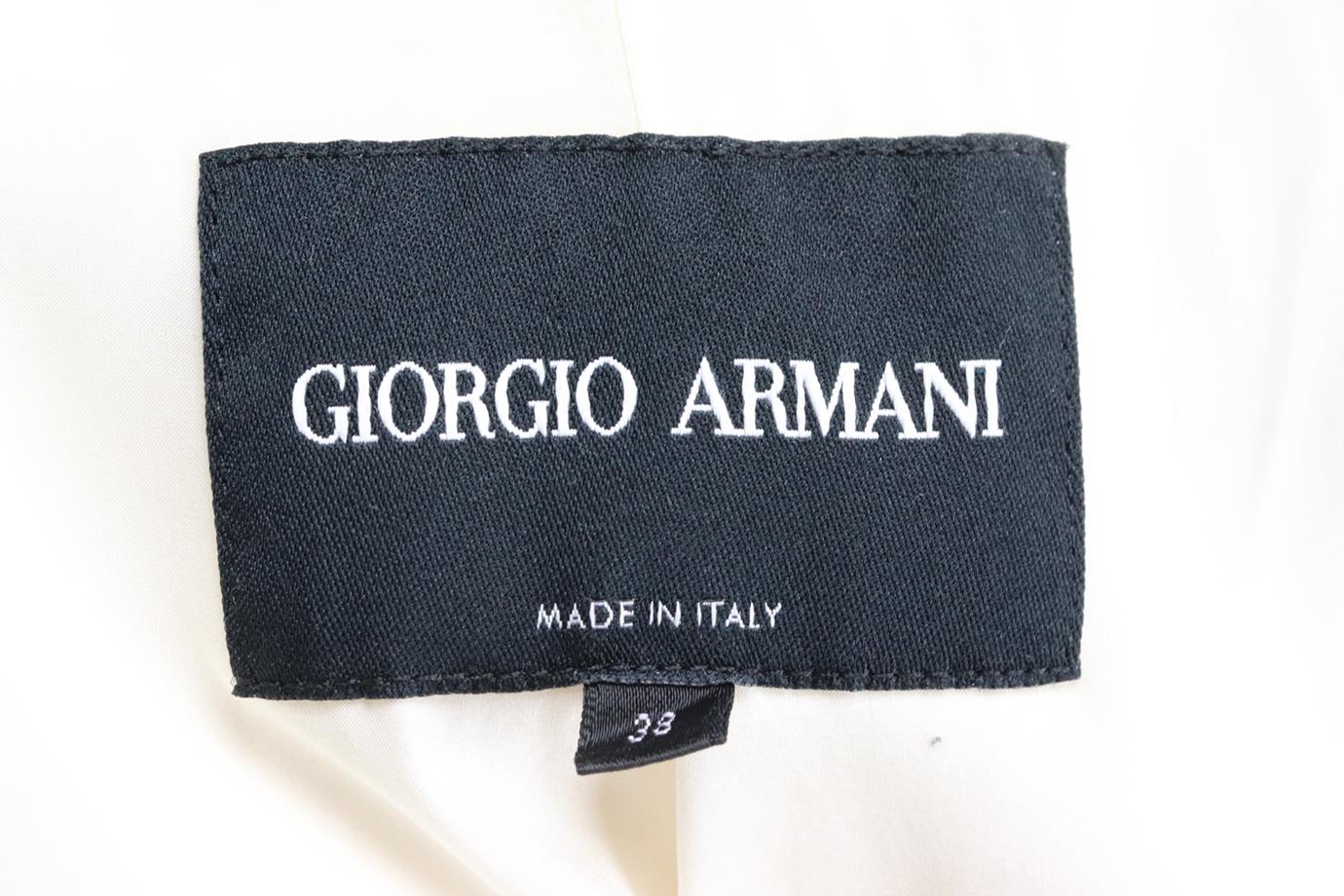 GIORGIO ARMANI CASHMERE BLEND BLAZER IT 38 UK 6 - Image 5