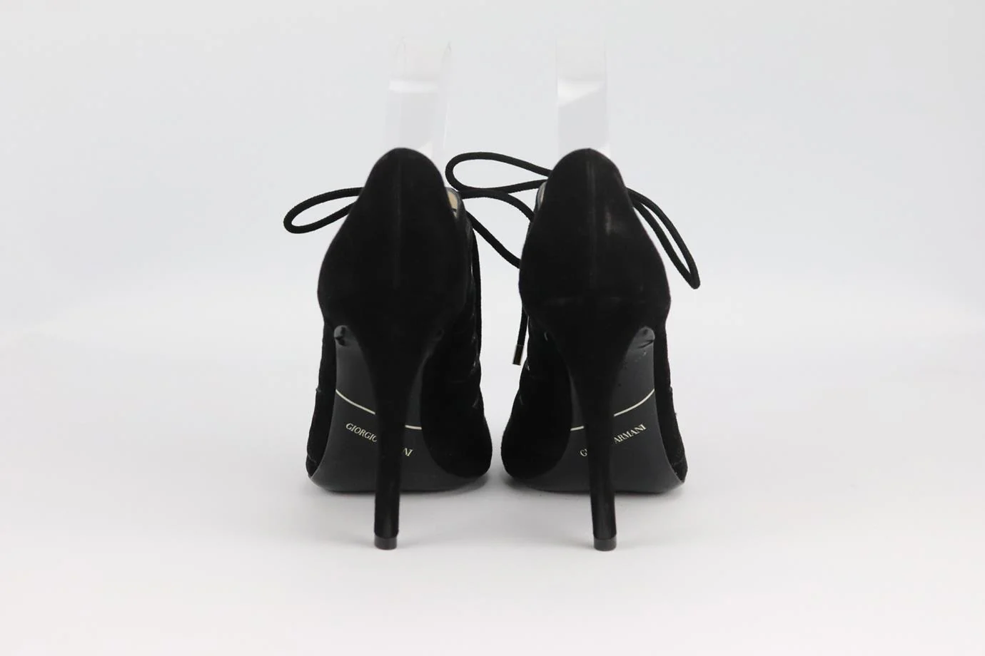 GIORGIO ARMANI CUTOUT SUEDE PUMPS EU 38.5 UK 5.5 US 8.5 - Image 4