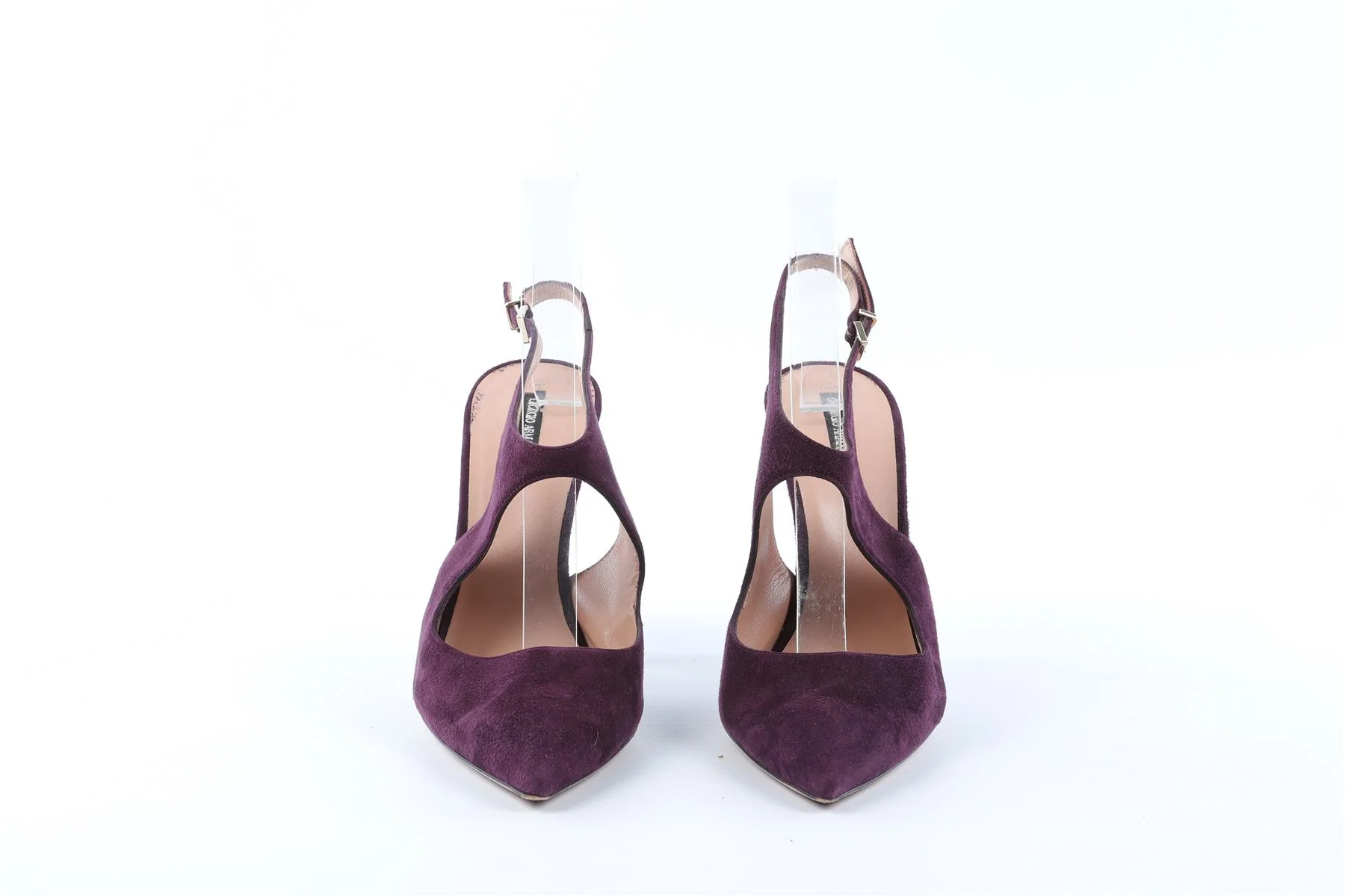 GIORGIO ARMANI PURPLE SUEDE PUMPS EU 38 UK 5 US 8 - Image 4