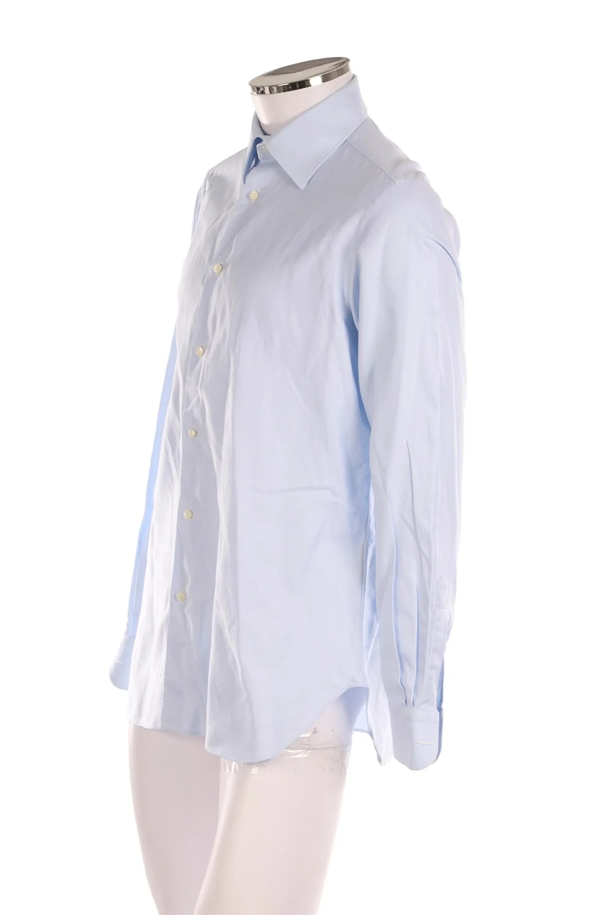 GIULIVA BLUE MEN'S COTTON SHIRT IT 48 UK/US 32 - Image 3
