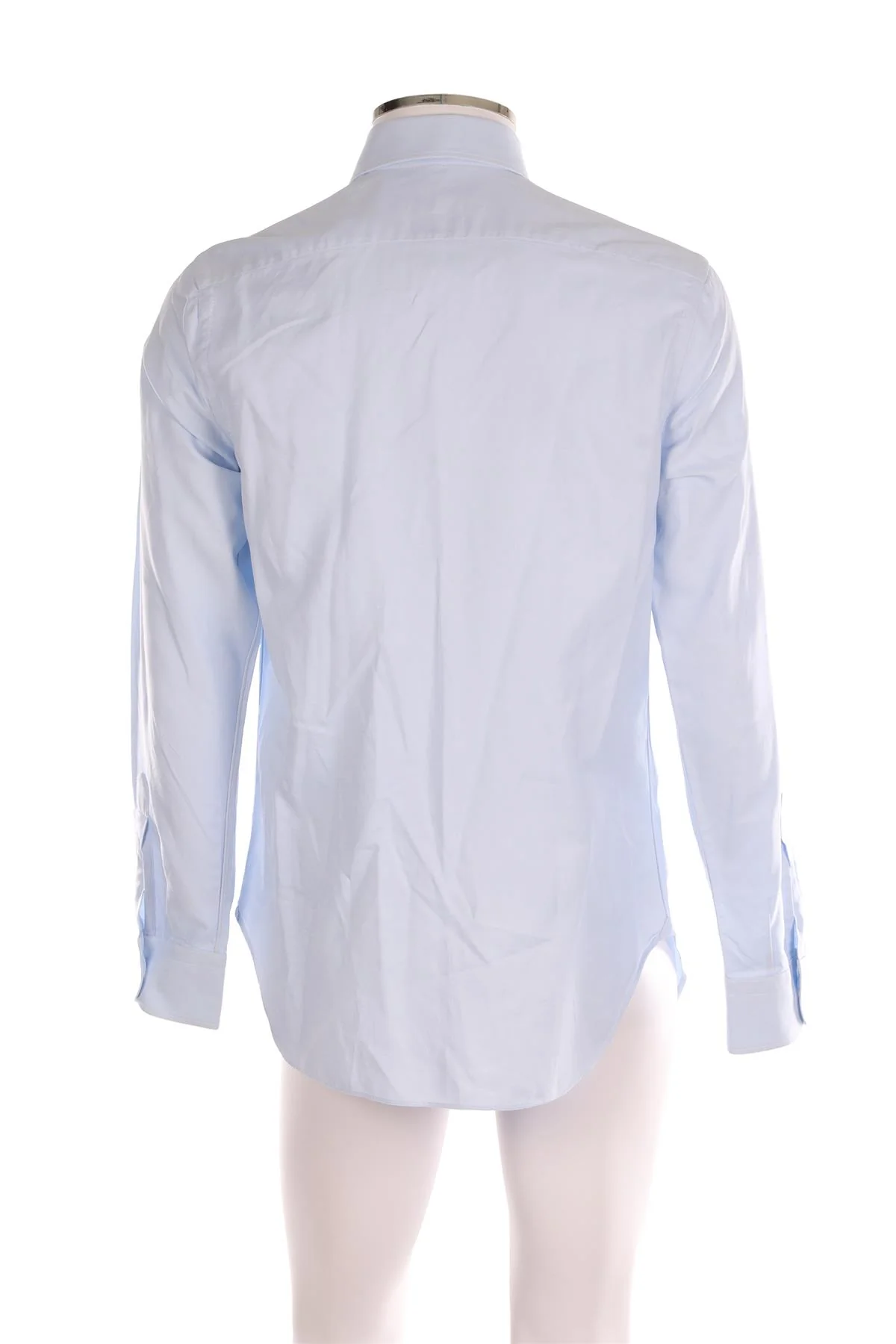 GIULIVA BLUE MEN'S COTTON SHIRT IT 48 UK/US 32 - Image 4