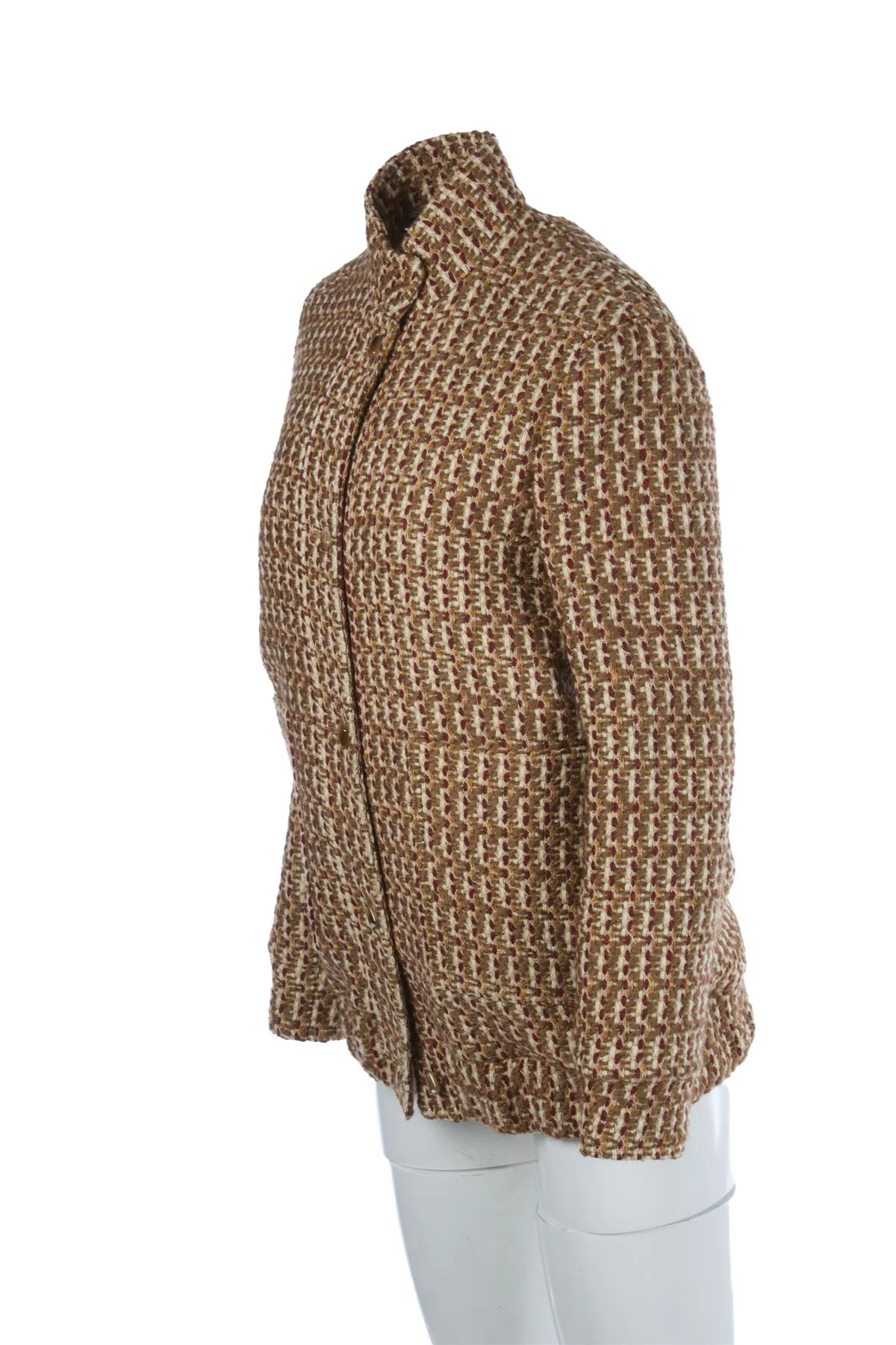 GIULIVA HERITAGE BROWN WOOL JACKET IT 40 UK 8 - Image 3