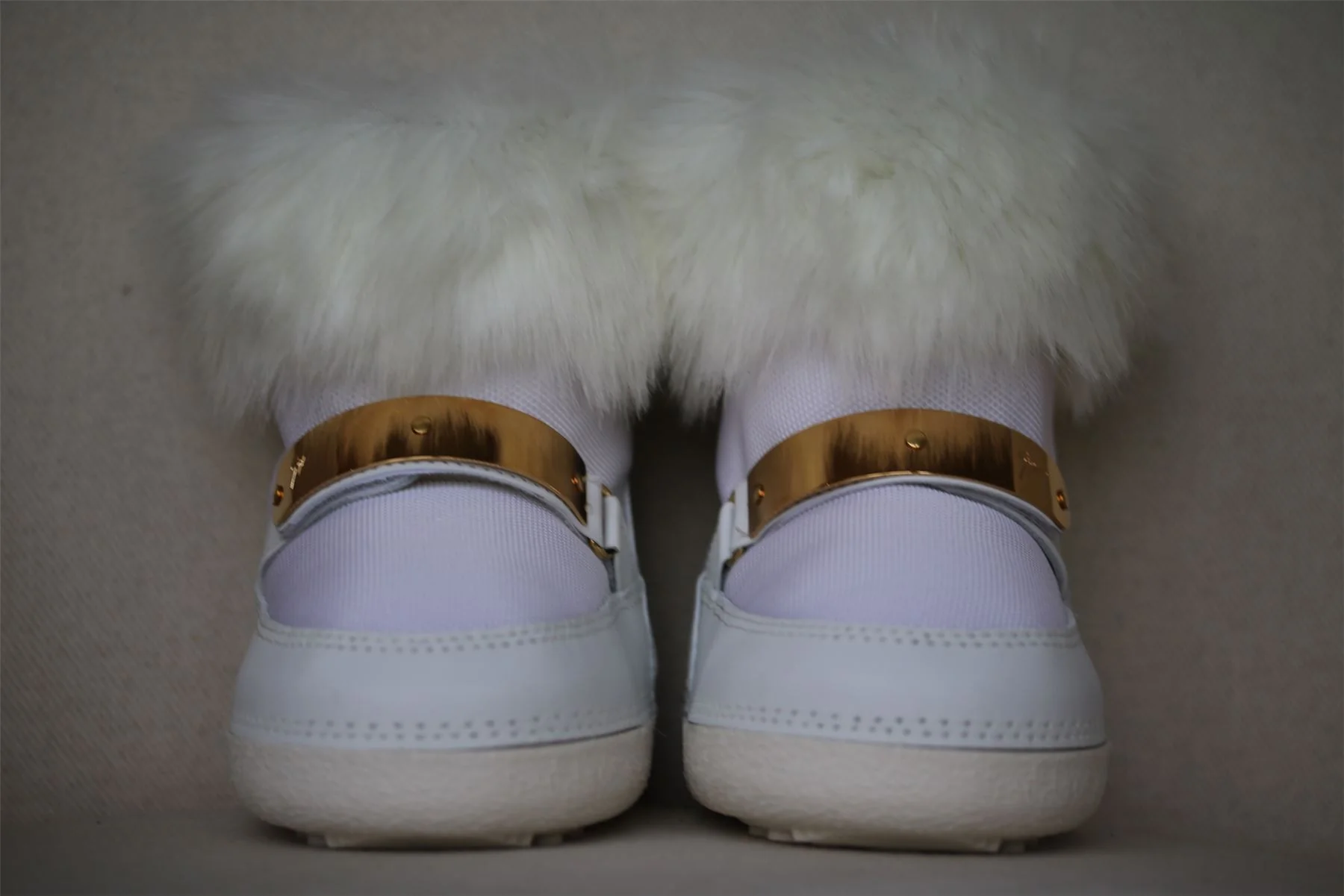GIUSEPPE ZANOTTI GIRLS WHITE SNOW BOOTS EU 26-28 UK 8.5-10.5 - Image 3