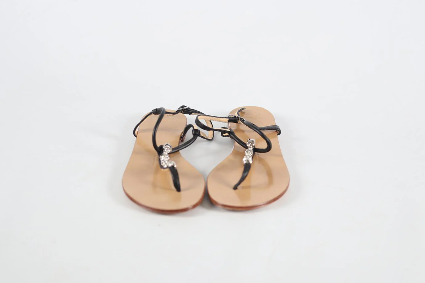 GIUSEPPE ZANOTTI LEATHER SANDALS EU 37.5 UK 4.5 US 7.5 - Image 3