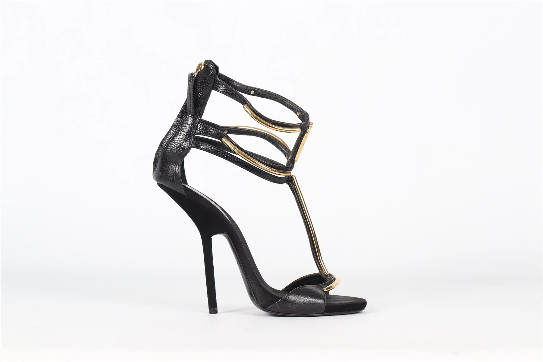 GIUSEPPE ZANOTTI LEATHER SANDALS EU 38.5 UK 5.5 US 8.5 - Image 2