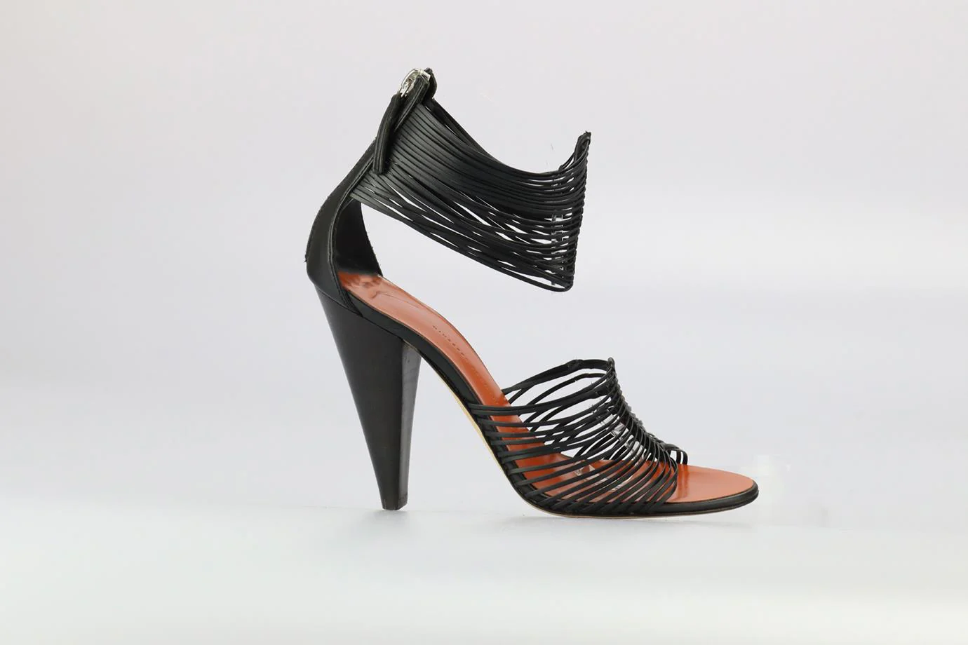 GIUSEPPE ZANOTTI LEATHER SANDALS EU 39 UK 6 US 9 - Image 2