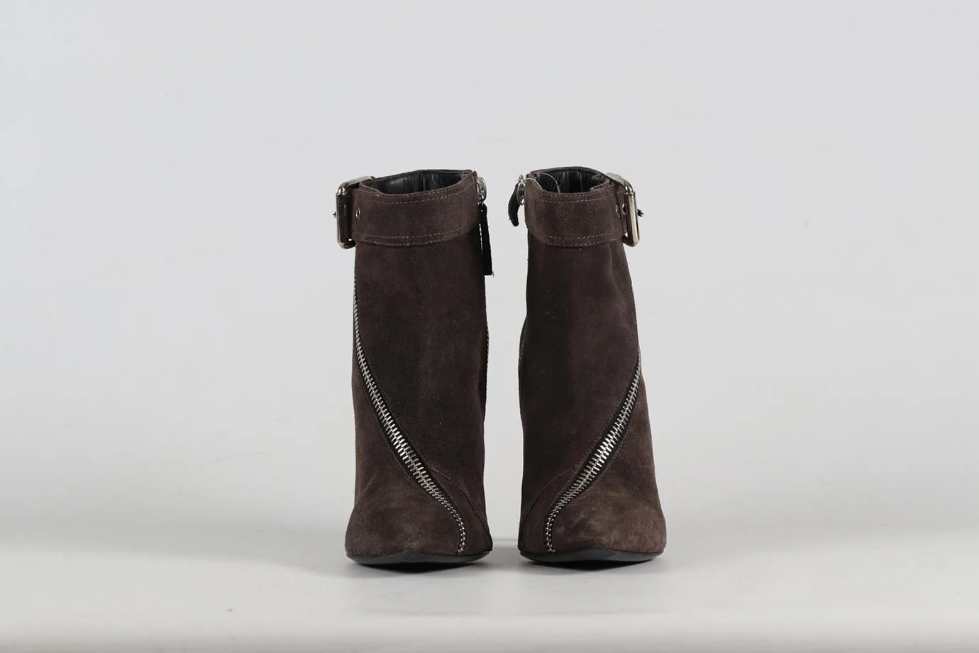GIUSEPPE ZANOTTI SUEDE ANKLE BOOTS EU 38.5 UK 5.5 US 8.5 - Image 3