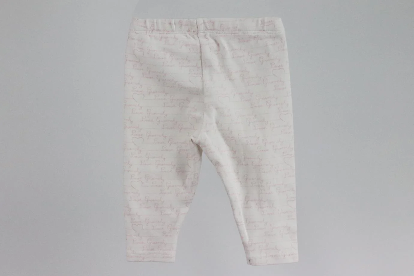 GIVENCHY BABY GIRLS COTTON LEGGINGS 9 MONTHS - Image 3