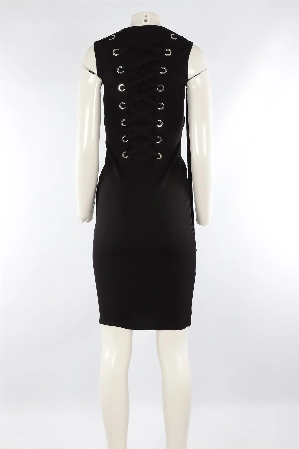 GIVENCHY BLACK KNIT DRESS XSMALL - Image 4