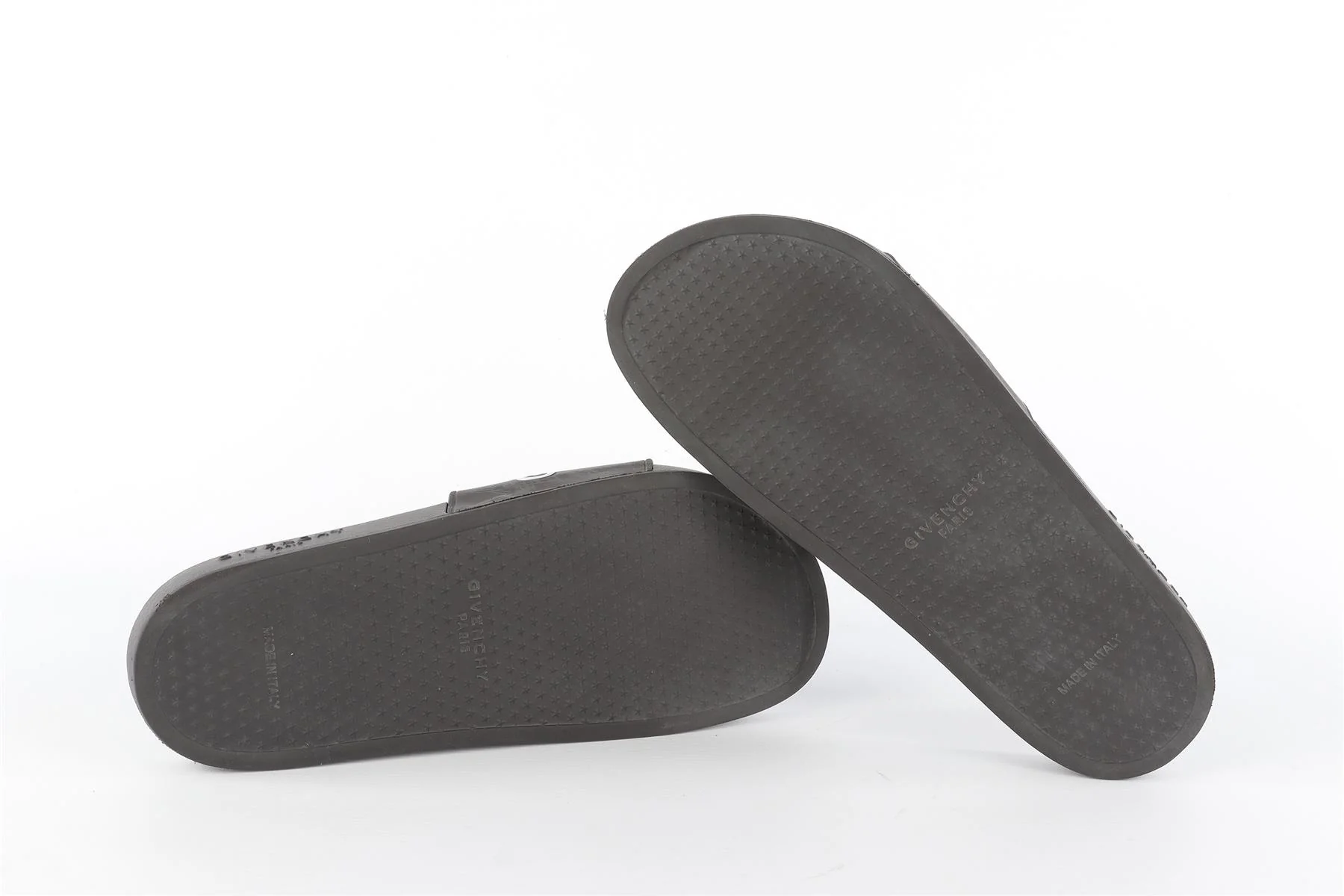 GIVENCHY BLACK MEN'S RUBBER SLIDES EU 43 UK 9 US 10 - Image 6