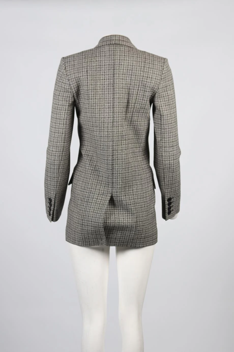 GIVENCHY DOUBLE BREASTED WOOL BLAZER FR 34 UK 6 - Image 4