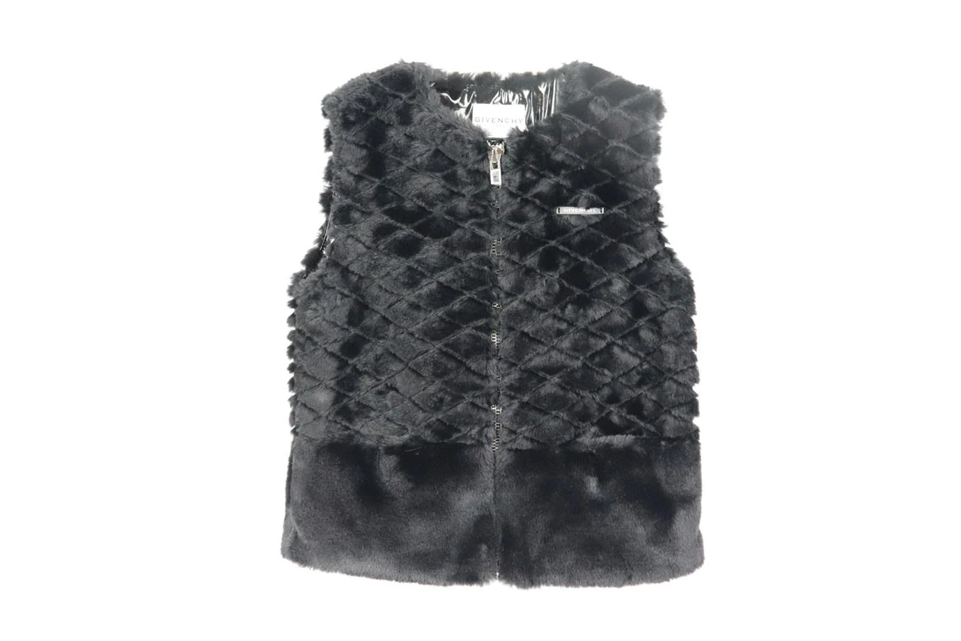 GIVENCHY KIDS GIRLS FAUX FUR GILET 8 YEARS - Image 2