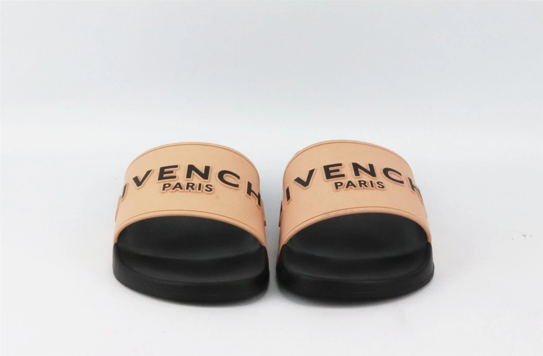 GIVENCHY LOGO PRINT RUBBER SLIDES EU 39 UK 6 US 9 - Image 4