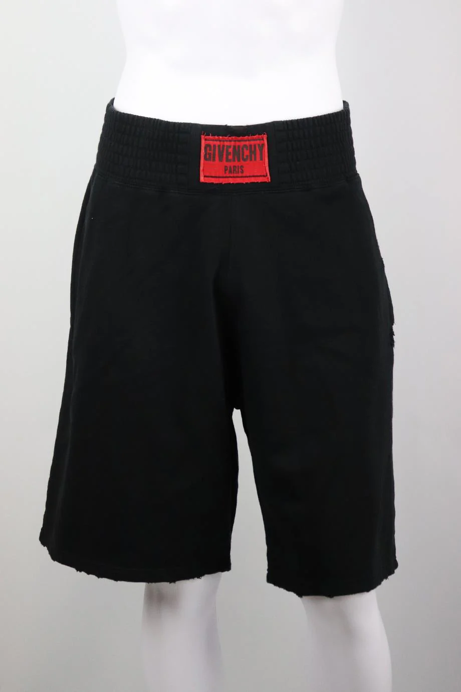 GIVENCHY MEN'S DISTRESSED COTTON SHORTS XLARGE - Image 2