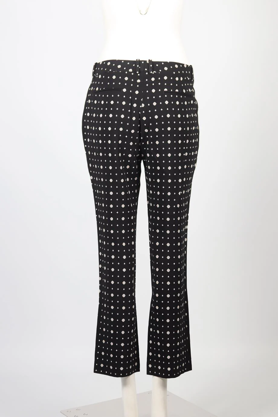 GIVENCHY MID RISE CREPE STRAIGHT LEG PANTS FR 40 UK 12 - Image 4