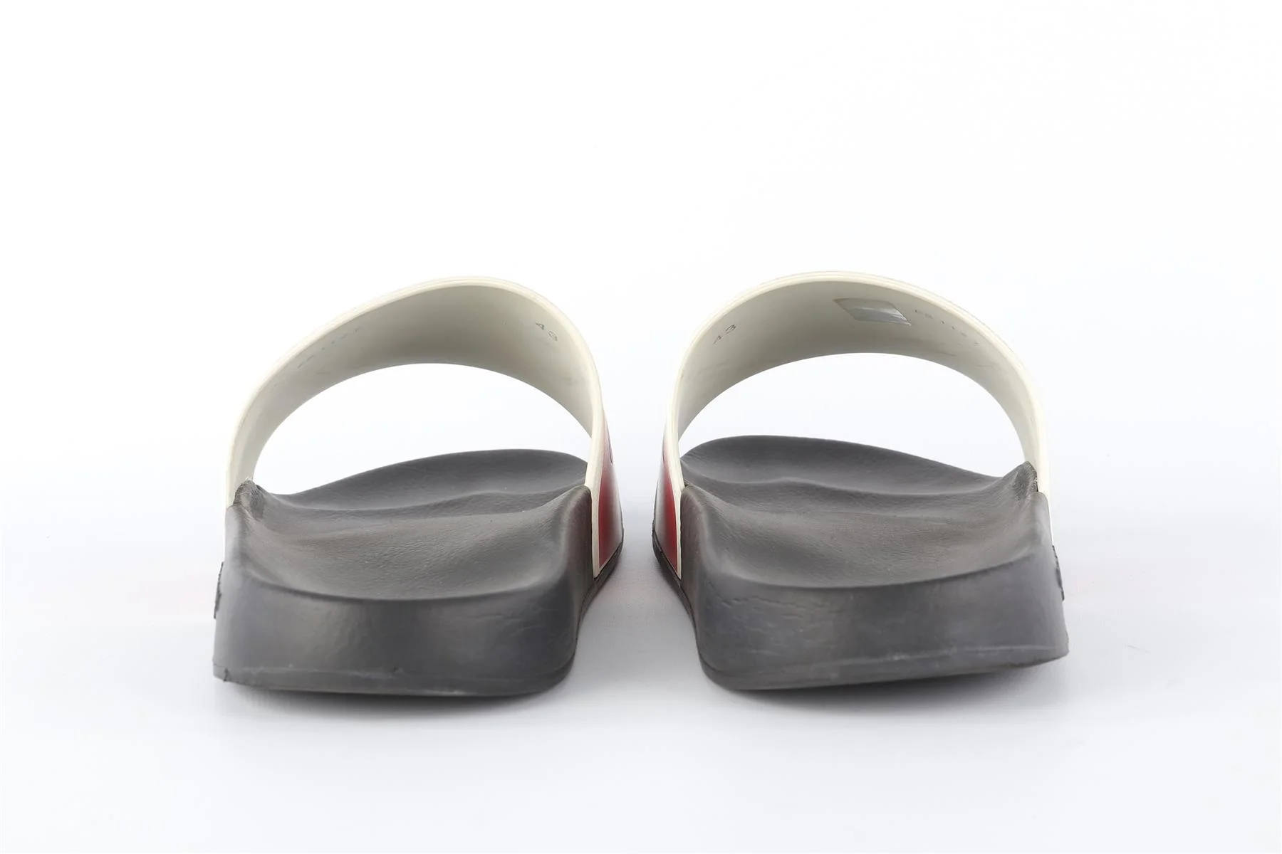 GIVENCHY RED MEN'S RUBBER SLIDES EU 43 UK 9 US 10 - Image 5