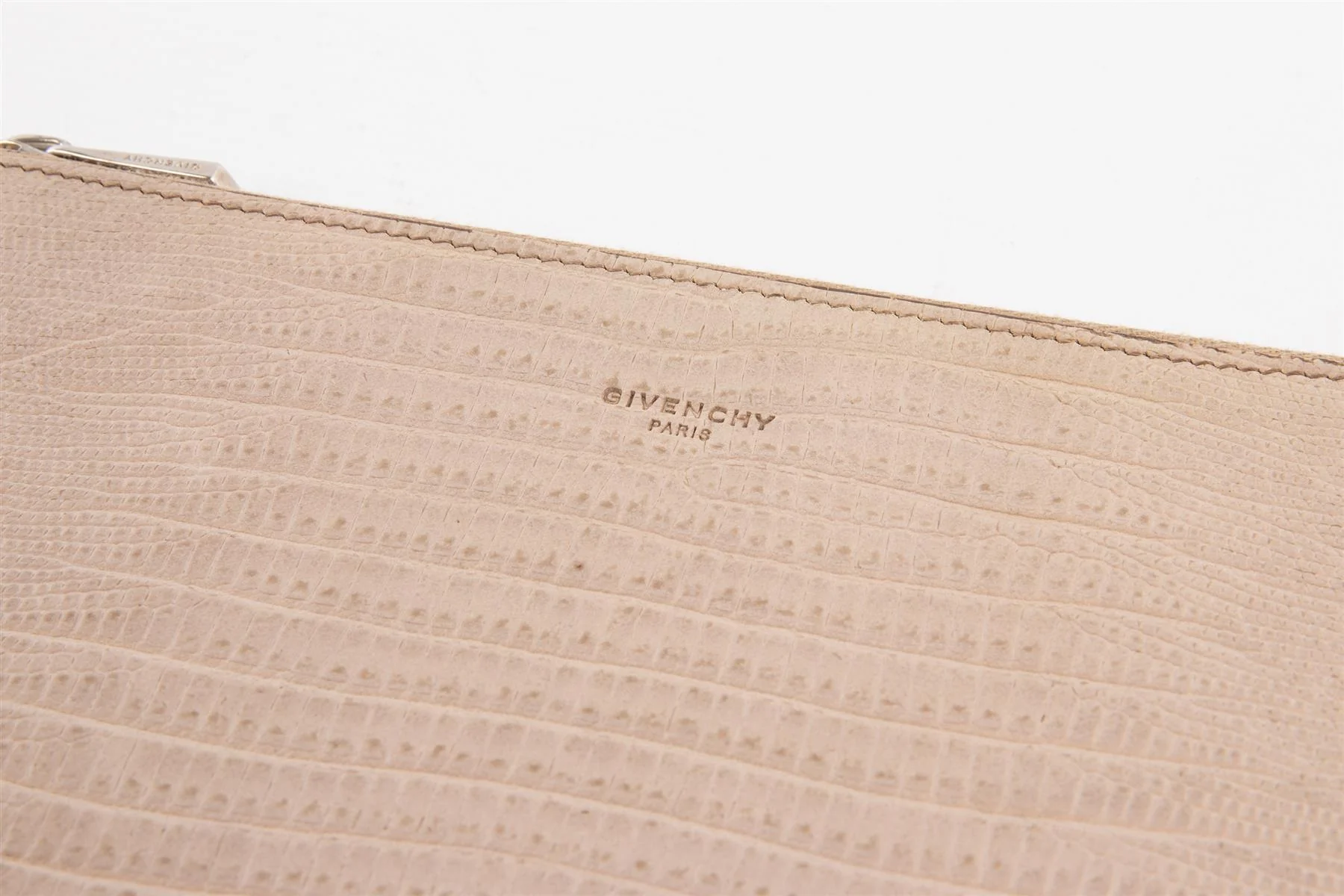 GIVENCHY TAUPE LEATHER CLUTCH - Image 3