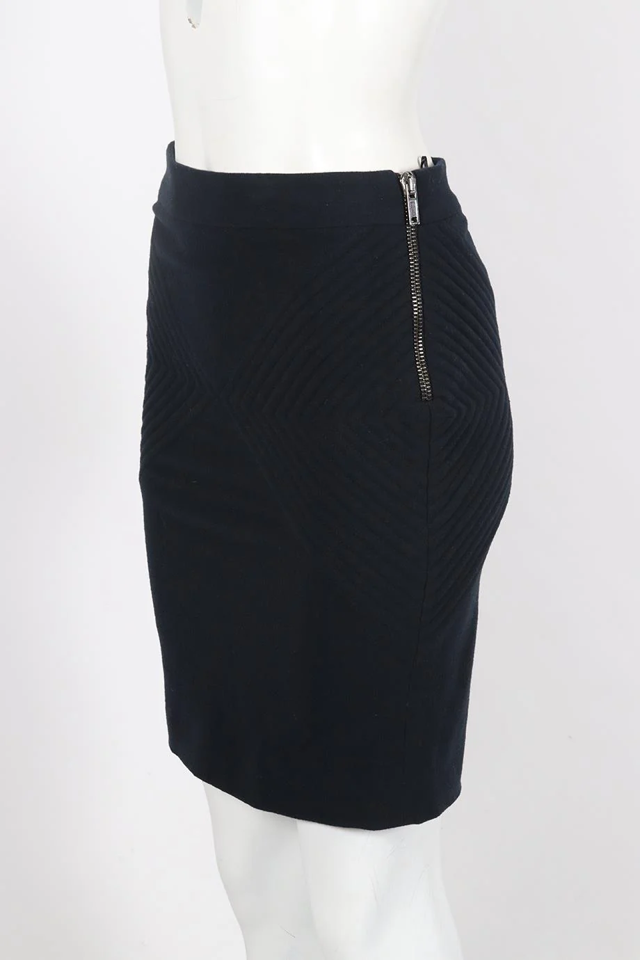 GIVENCHY WOOL BLEND MINI SKIRT FR 36 UK 10 - Image 3