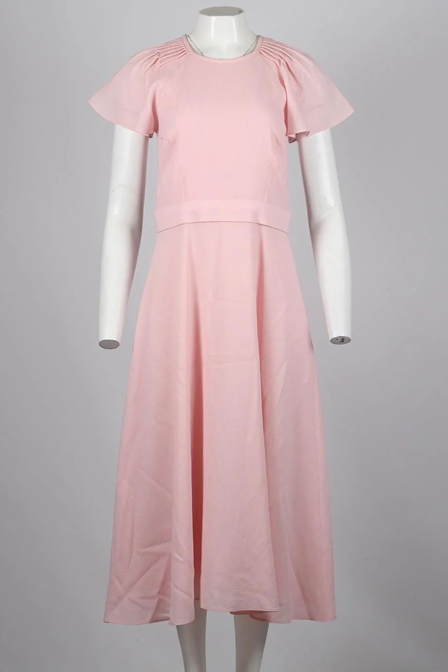 GOAT WOOL BLEND MIDI DRESS UK 10 - Image 2