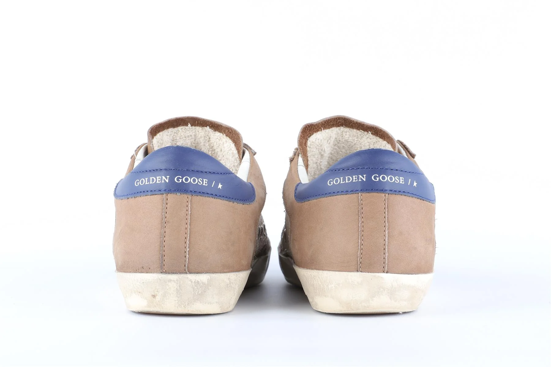GOLDEN GOOSE BROWN SUPER STAR LEATHER SNEAKERS EU 40 UK 7 US 10 - Image 5