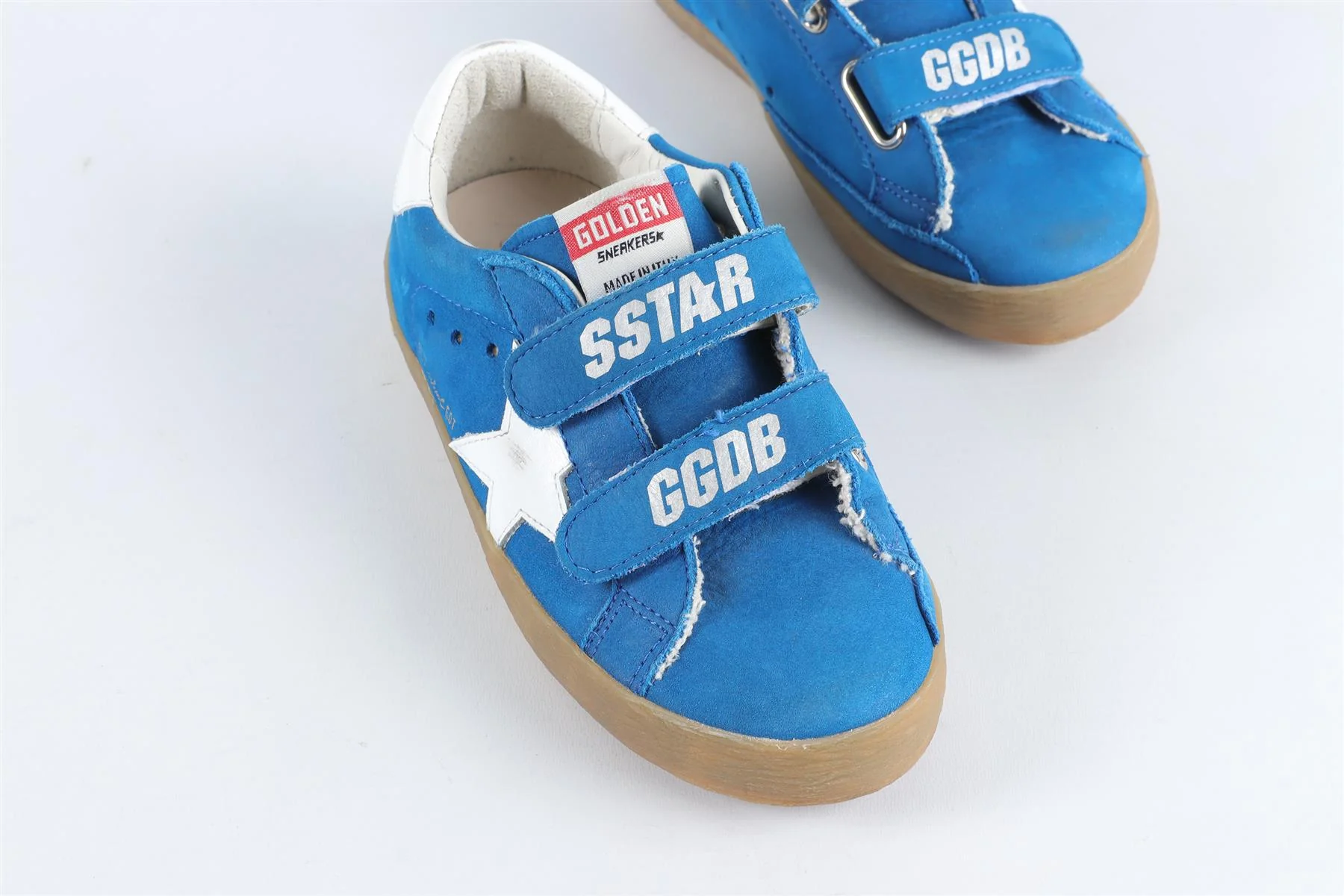 GOLDEN GOOSE DELUXE BRAND BLUE KIDS GIRLS SNEAKERS EU 27 UK 9 US 10 - Image 4