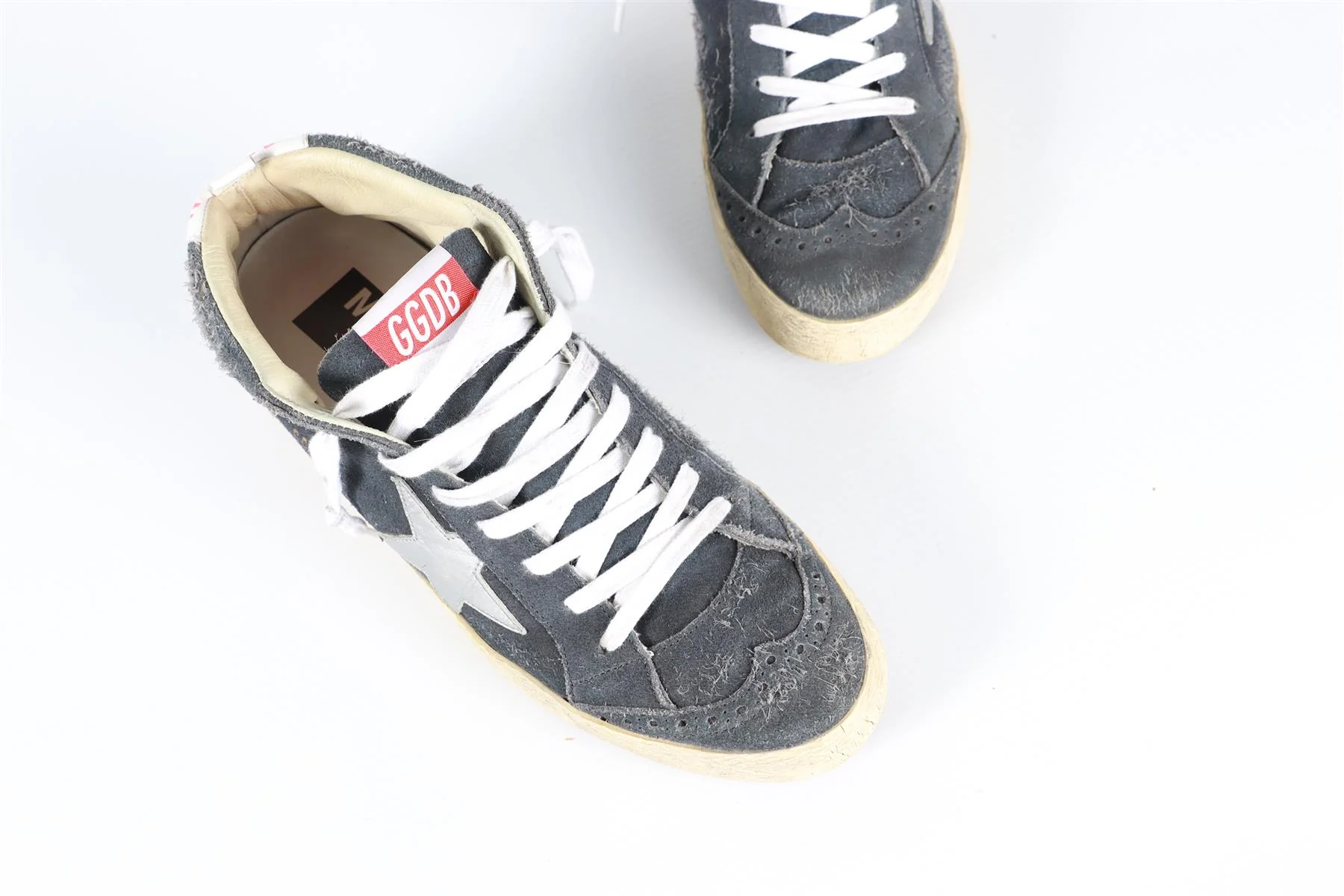 GOLDEN GOOSE DELUXE BRAND BLUE MIDSTAR SUEDE SNEAKERS - Image 4