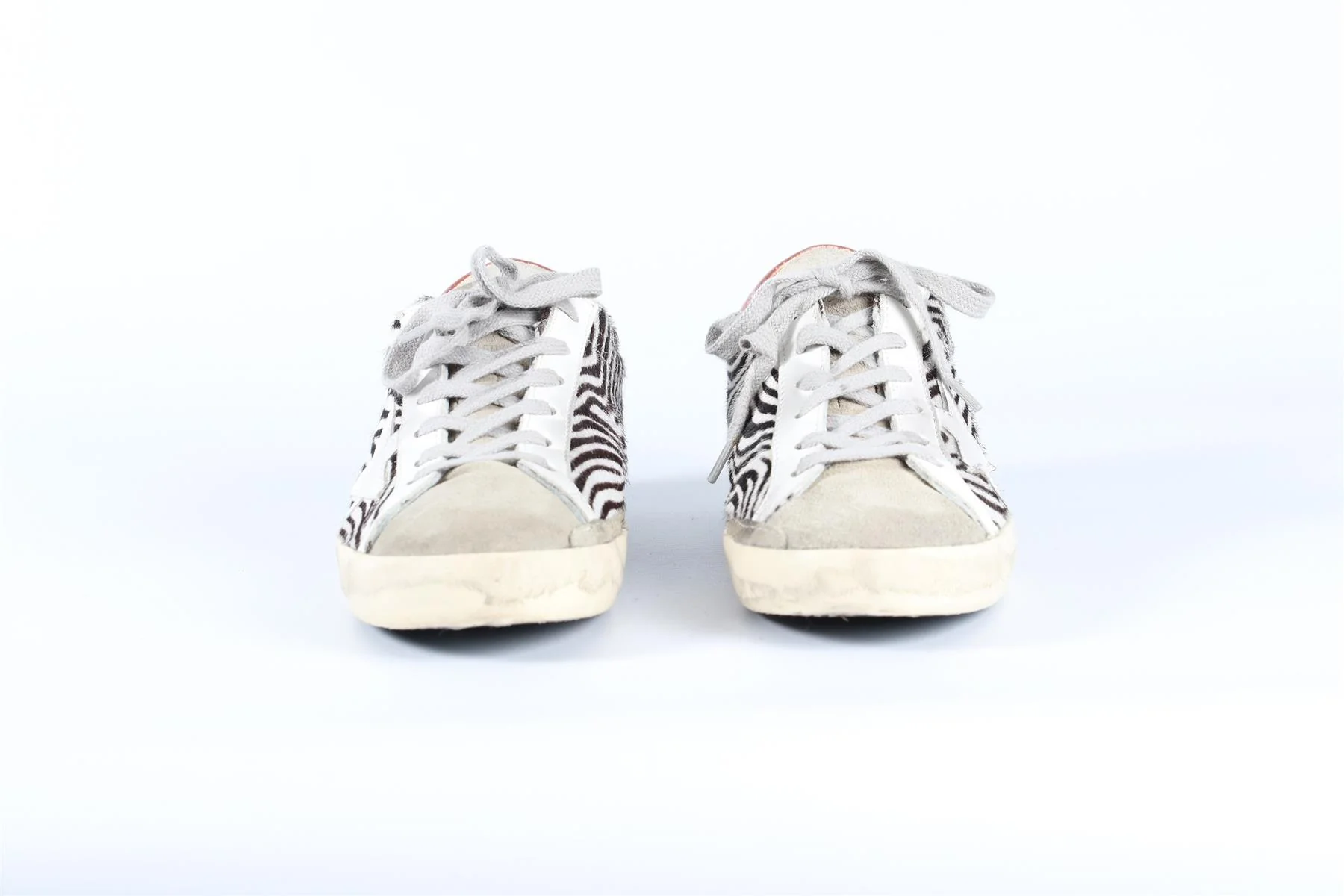 GOLDEN GOOSE DELUXE BRAND CALF HAIR SUPERSTAR SUEDE SNEAKERS - Image 3