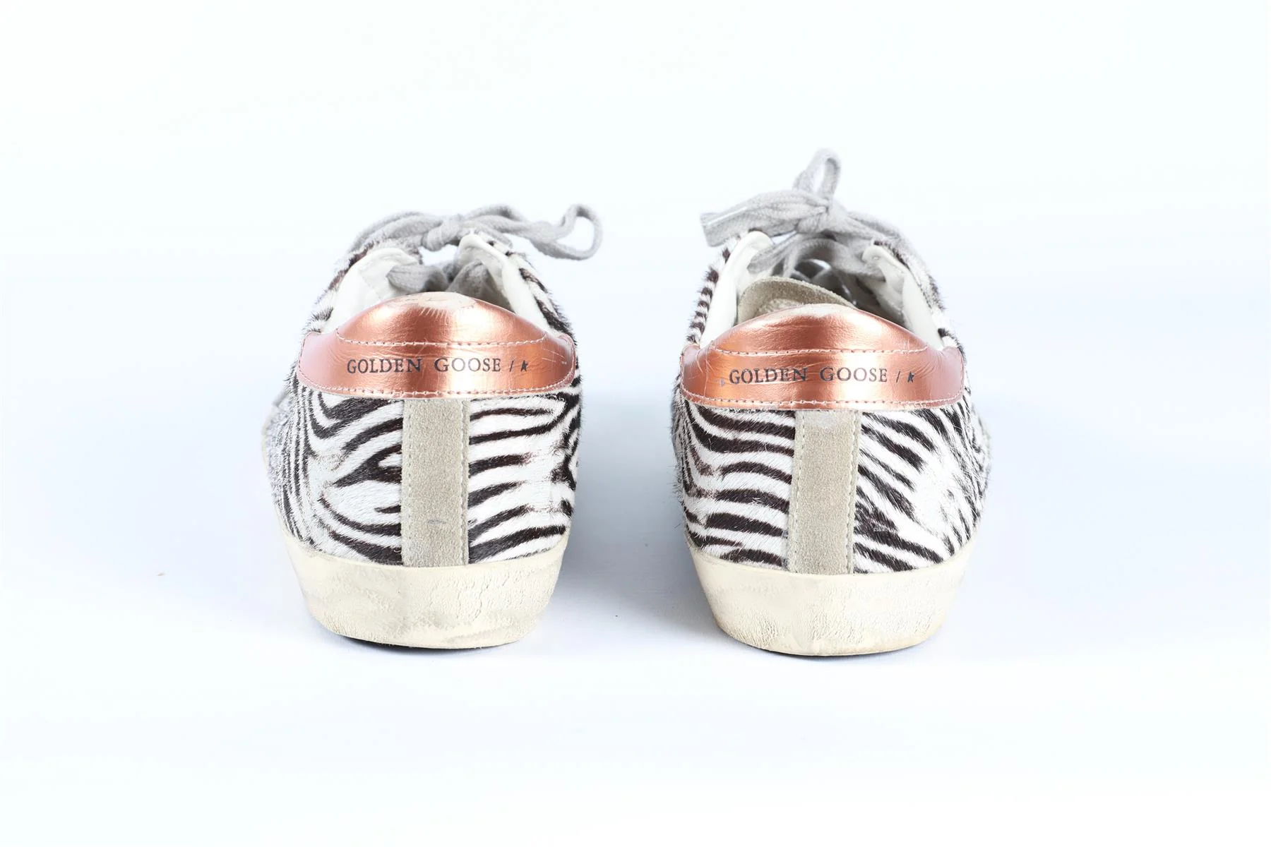 GOLDEN GOOSE DELUXE BRAND CALF HAIR SUPERSTAR SUEDE SNEAKERS - Image 5